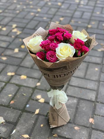 Букет цветов из: Розы в Криводановке