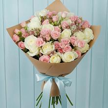 Букет цветов из:  Розы в Криводановке